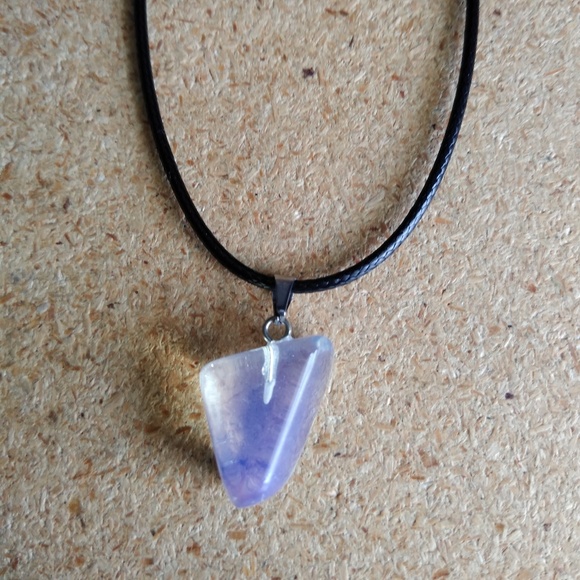 Jewelry - Milky Quartz(Opal) Crystal Natural Stone Necklace